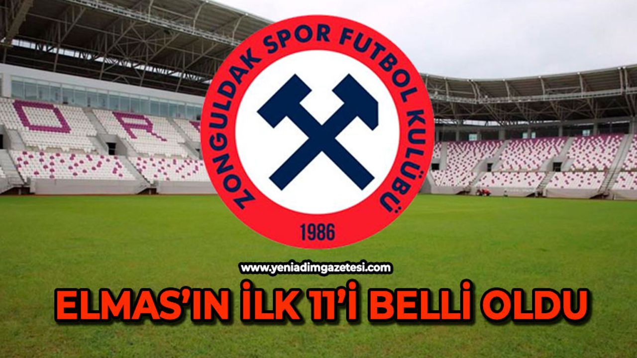 Elmas’ın ilk 11’i belli oldu