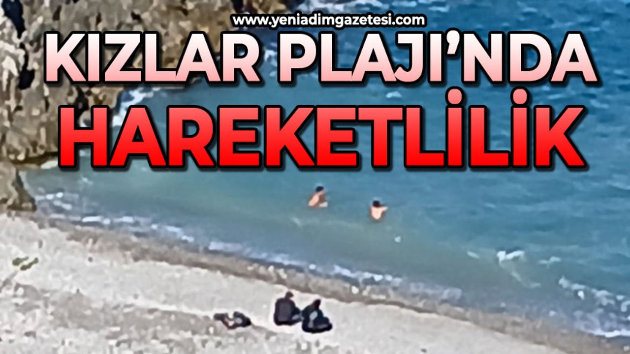 Kızlar Plajı'nda hareketlilik