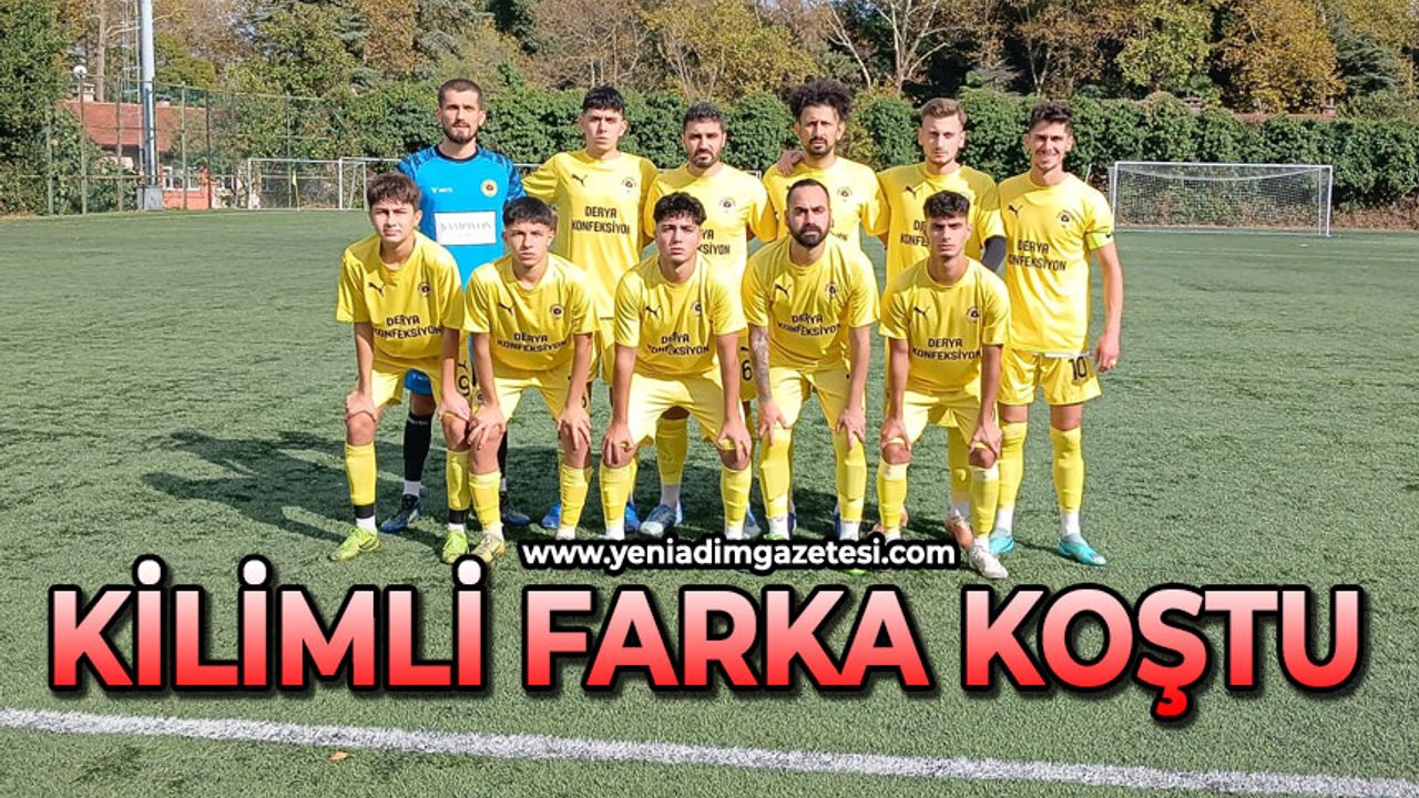 Kilimli farka koştu