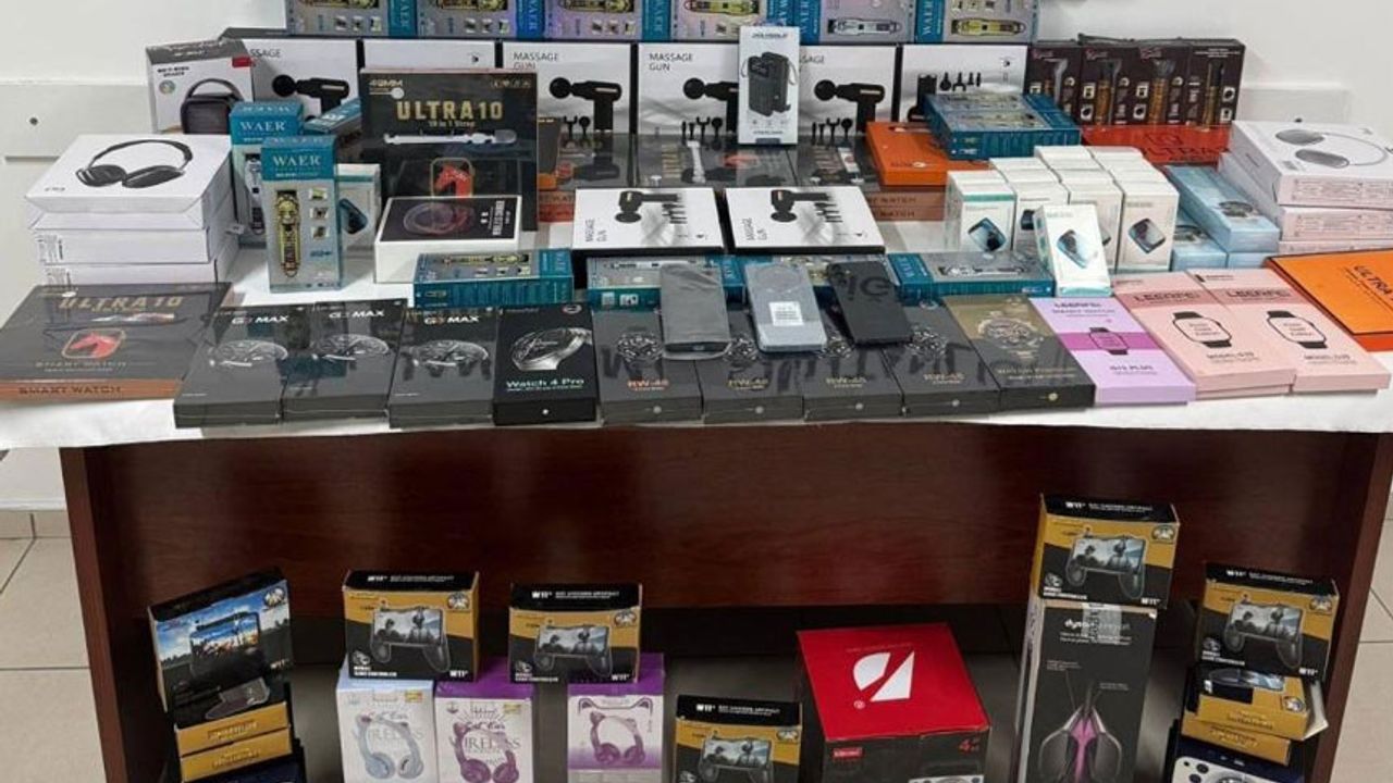 2 milyon 450 bin TL’lik kaçak ürün ele geçirildi