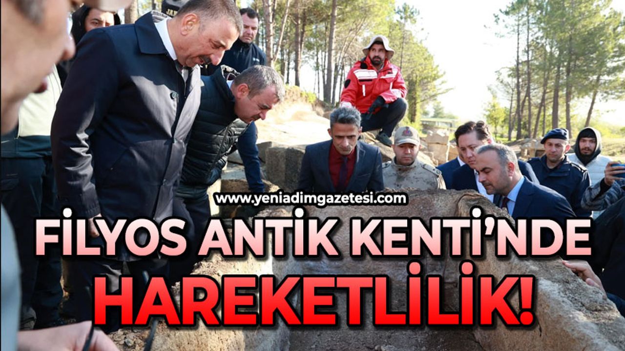 Filyos Antik Kenti'nde hareketlilik
