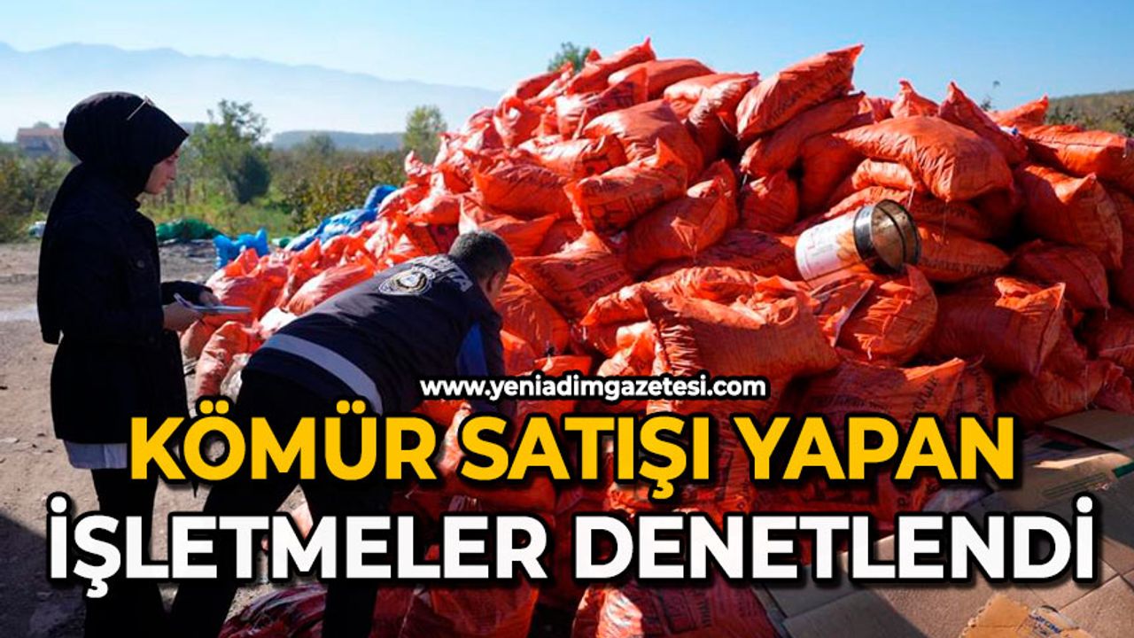 Kömür satışı yapan işletmeler denetlendi