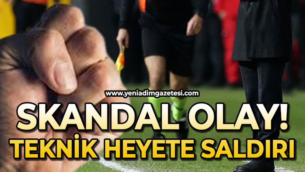 Skandal olay: Teknik Direktör ile Antrenörü dövdüler