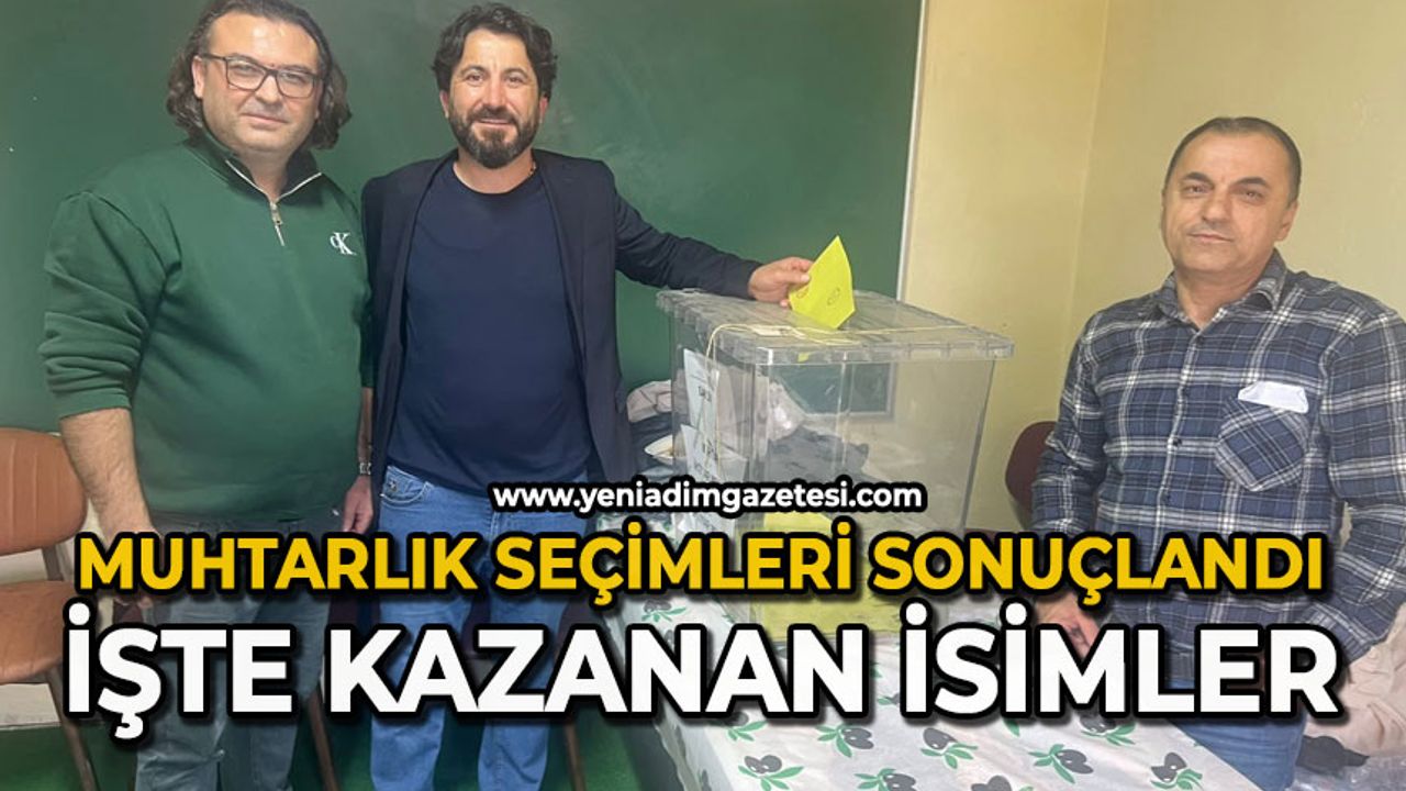 Muhtarlık seçimleri sonuçlandı: İşte kazanan isimler