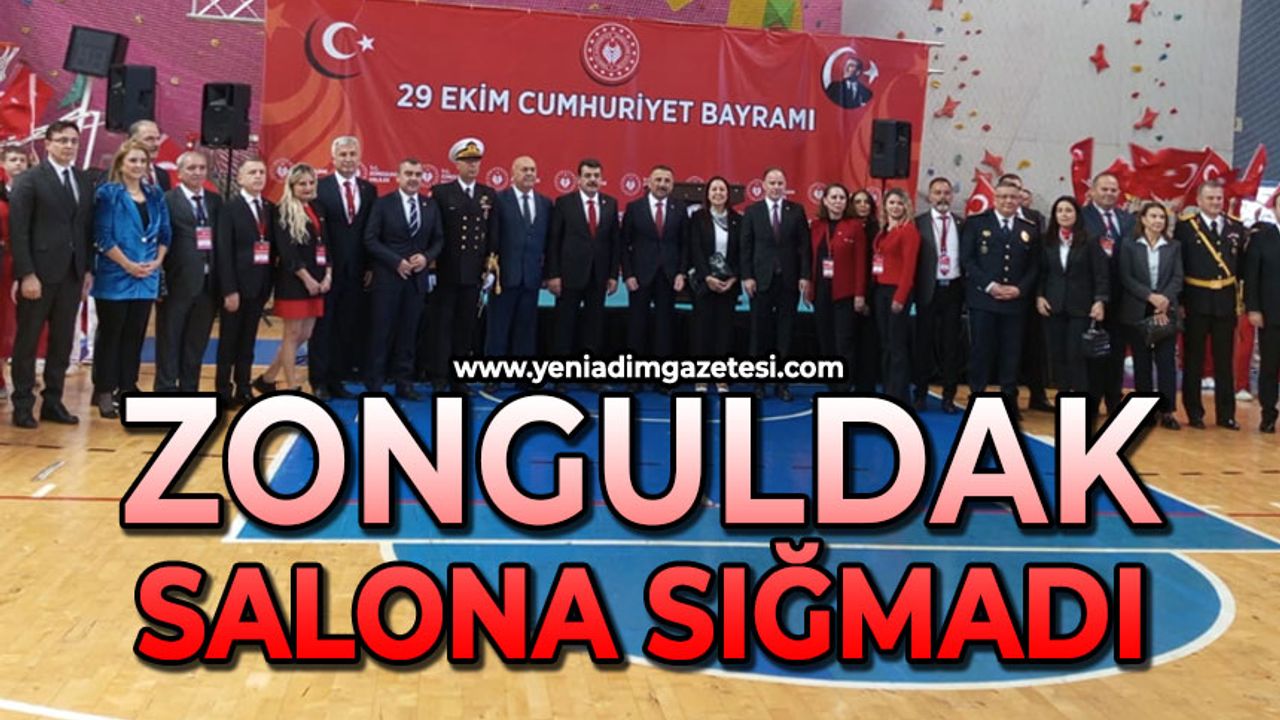 Zonguldak salona sığmadı