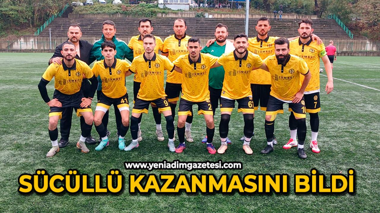 Sücüllü kazanmasını bildi