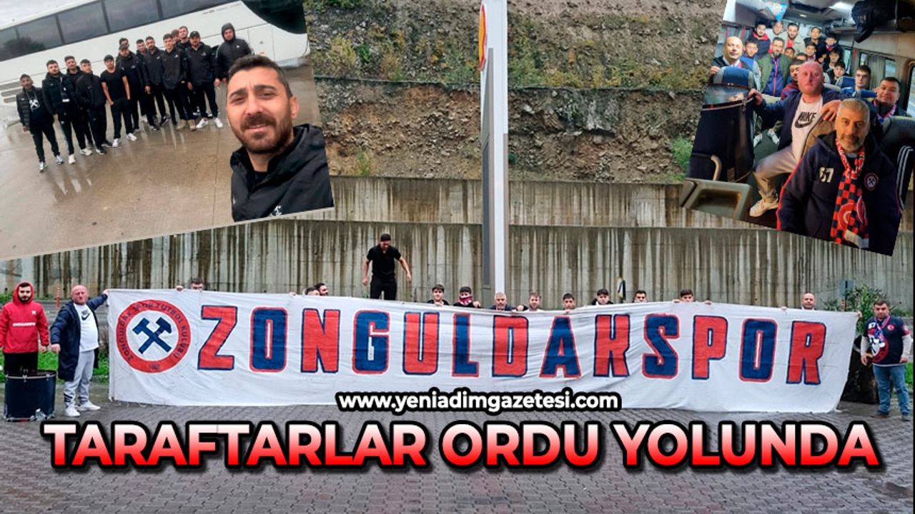 Taraftarlar Ordu yolunda