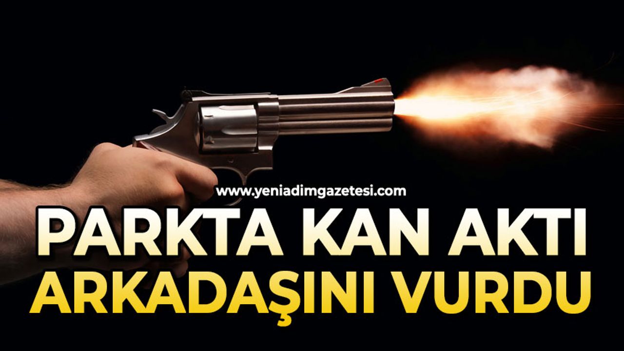 Parkta kan aktı: Arkadaşını vurdu