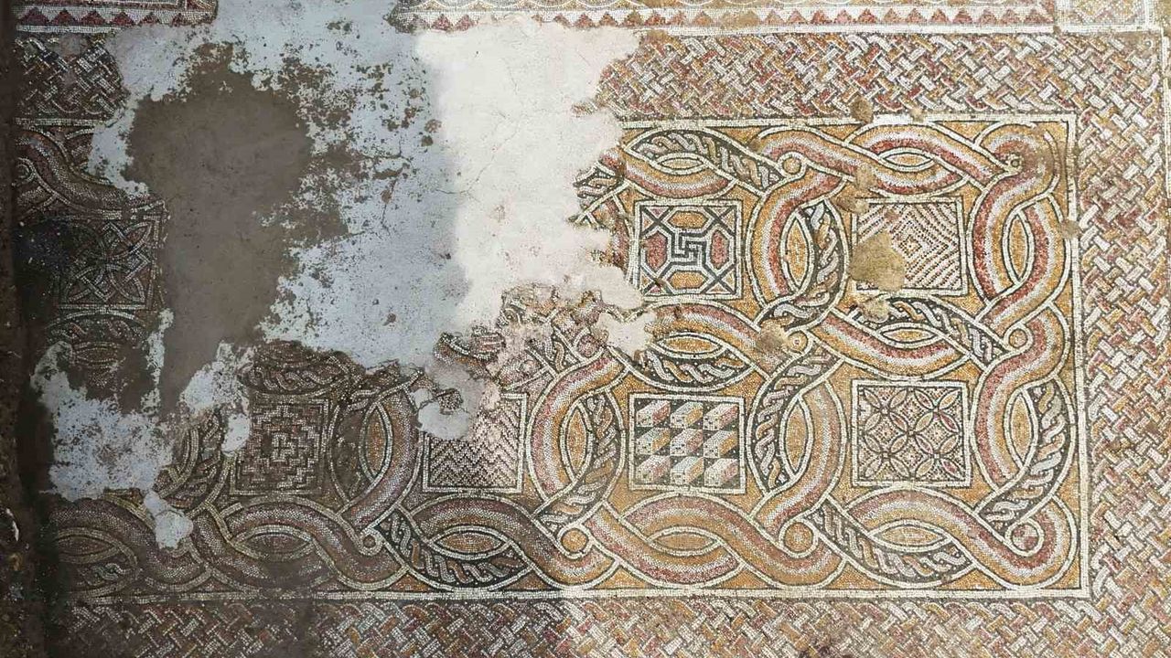 Hadrianopolis'te saray kompleksi ortaya çıktı: 4. yüzyıla ait eşsiz mozaikler bulundu