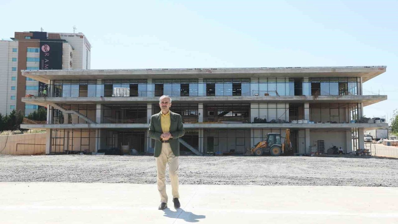 Spor Lisesi inşaatının yüzde 80'i tamamlandı