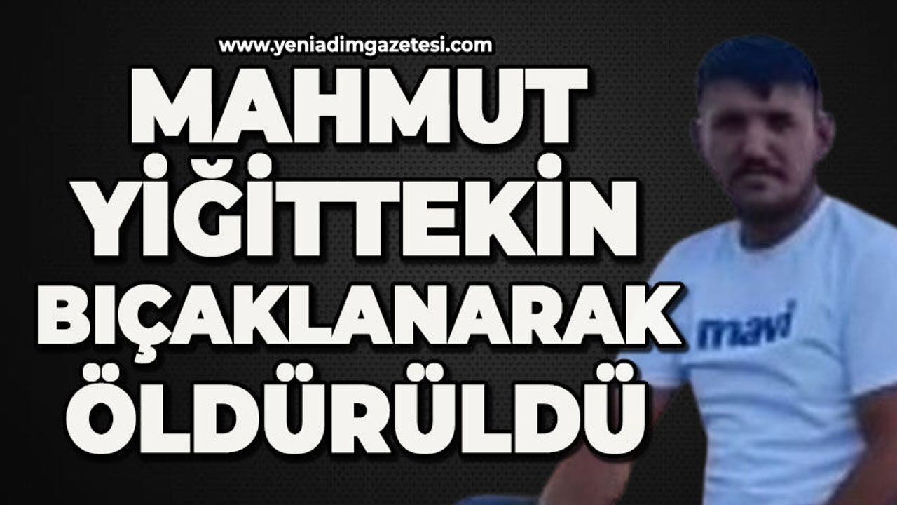 Mahmut Yiğittekin bıçaklanarak öldürüldü