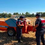 Bolu'da jandarmadan hasat döneminde yangın denetimi