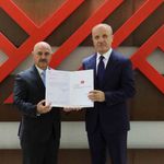 Düzce Üniversitesi Rektörü Sözbir mazbatasını aldı