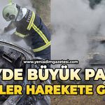 Köyde büyük panik: Ekipler harekete geçti
