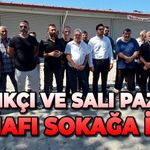 Balıkçı ve salı pazarı esnafı sokağa indi