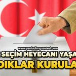 Köyde seçim heyecanı yaşanıyor: Sandıklar kurulacak