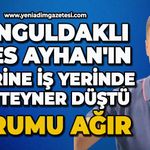 Zonguldaklı Enes Ayhan'ın üzerine konteyner düştü: Durumu ağır yaralandı