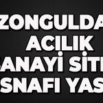 Zonguldak'ta Acılık Sanayi Sitesi yasta