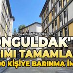 Zonguldak'ta yapımı tamamlandı: Bin 300 kişiye barınma imkanı