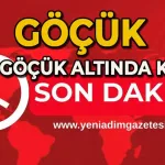 Göçük: 2 işçi kurtarıldı, 1 işçi göçük altında