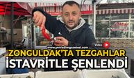 Zonguldak'ta tezgahlar istavritle şenlendi