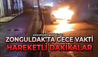 Zonguldak'ta gece vakti hareketli dakikalar yaşandı