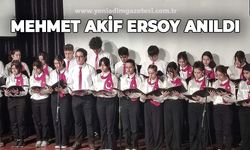 Mehmet Akif Ersoy anıldı