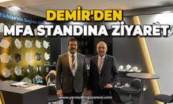 Metin Demir'den MFA standına ziyaret