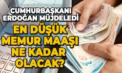 Cumhurbaşkanı Recep Tayyip Erdoğan en düşük memur maaşını açıkladı