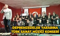 Deprezemedeler yararına konser düzenlendi