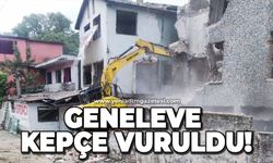 Zonguldak Genelevi'ne kepçe vuruldu!