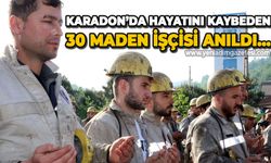 Karadon Faciası'nda hayatını kaybeden 30 maden işçisi dualarla anıldı