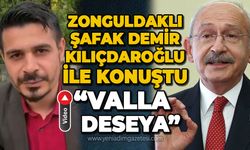 Zonguldaklı Şafak Demir Cumhurbaşkanı Adayı Kemal Kılıçdaroğlu ile konuştu: Valla deseya...