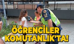 Öğrenciler Komutanlık'ta!