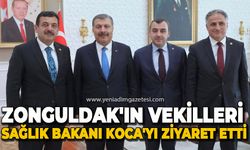 Zonguldak'ın vekilleri Sağlık Bakanı Koca'yı ziyaret etti