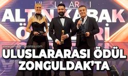 Uluslararası ödül Zonguldak'ta