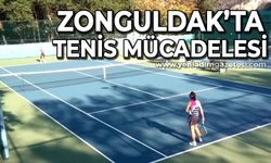 Zonguldak'ta tenis mücadelesi