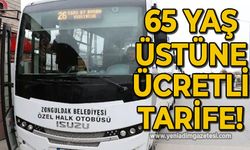 Özel Halk Otobüslerinde 65 yaş üstüne ücretli tarife