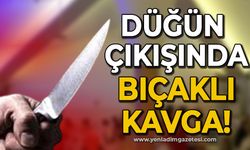Zonguldak'ta düğün çıkışında bıçaklı kavga: 4 gözaltı!