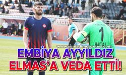 Golcü futbolcu Embiya Ayyıldız Zonguldak Kömürspor'a veda etti