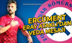 Zonguldak Kömürspor'un gol makinesi Ercüment Eray Ataklı veda etti