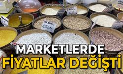 Marketlerde fiyatlar değişti