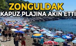 Zonguldak Kapuz Plajına akın etti