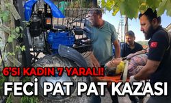 Feci pat pat kazası: 6'sı kadın 7 yaralı!