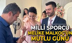 Milli sporcu Melike Malkoç'un mutlu günü: Hakan Yüksel yüzükleri taktı