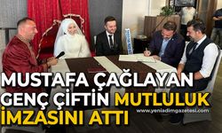 Mihriye Nur ile Ahmet Emre'nin mutluluğuna Mustafa Çağlayan imza attı