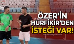 Zonguldak Kömürspor teknik direktörü Mustafa Özer'in Hakan Hürfikir'den bir isteği var!