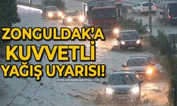 Zonguldak'a kuvvetli yağış uyarısı