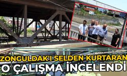 Zonguldak'ı selden kurtaran o çalışma incelendi