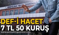 Zonguldak Belediyesi Şehirlerarası Otobüs Terminali'nde tuvalet ücretleri de zamlandı: Def-i hacet 7.50 TL